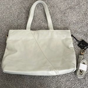 Latico leather gray tote new with tags